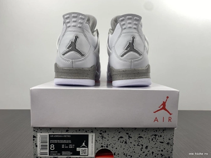 Chep Onekick (2021) Oreo CT8527-100 Retro Jordan 4 White 0604